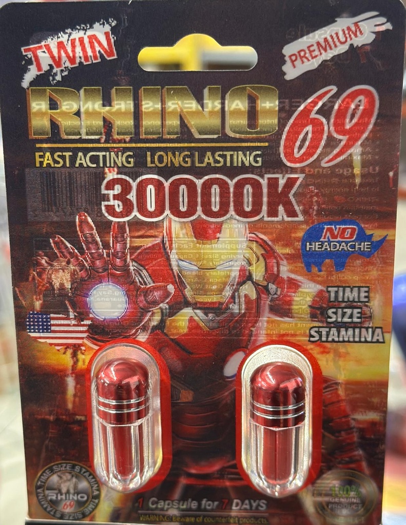 Rhino 69 30000K - 24ct (DOBUBLE)