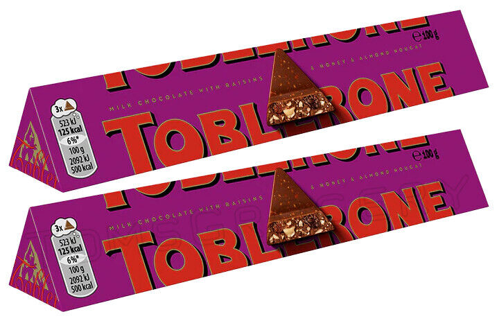 TOBLERONE FRUIT ND NUT  20 PCS /3.50 OZ