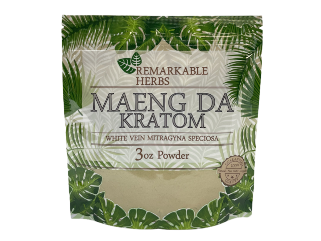 Remarkable Herbs White Vein Maeng Da 3oz Powder