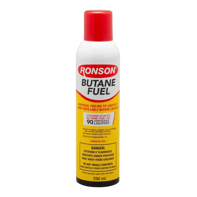 Ronsonol Butane Fuel 290ML/165gm Single Can