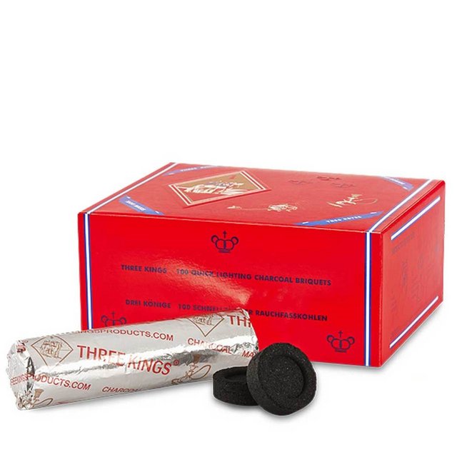 Three King Charcoal Small 33mm - 10ct