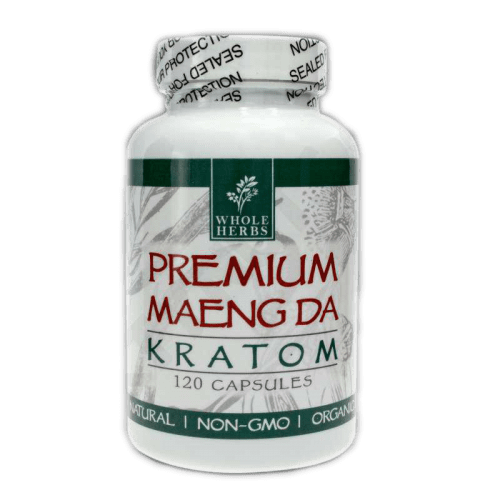 Whole Herbs Red Vein Maeng Da Kratom 250ct