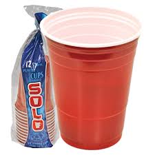 Colored Plastic Cups 16oz - 12ct