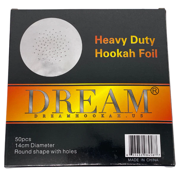 Dream Heavy Duty Hookah Foil 14cm - 50ct