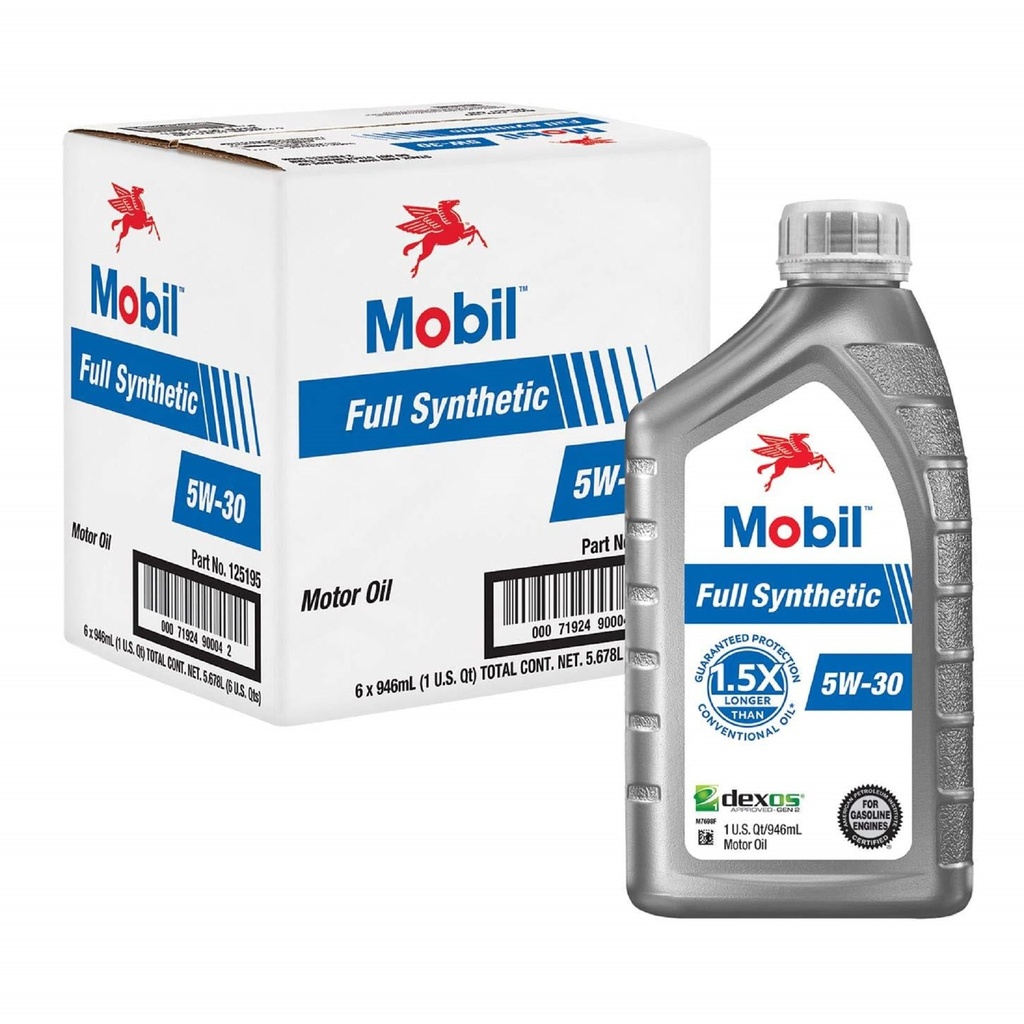Mobil Super 5W30 Motor Oil 6/1qt
