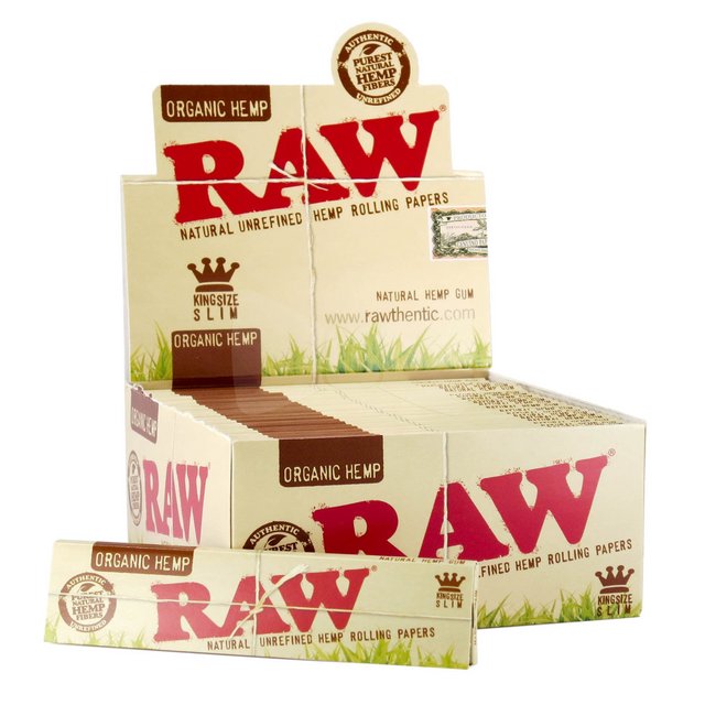 Raw Organic Hemp Paper KingSize Slim - 50ct