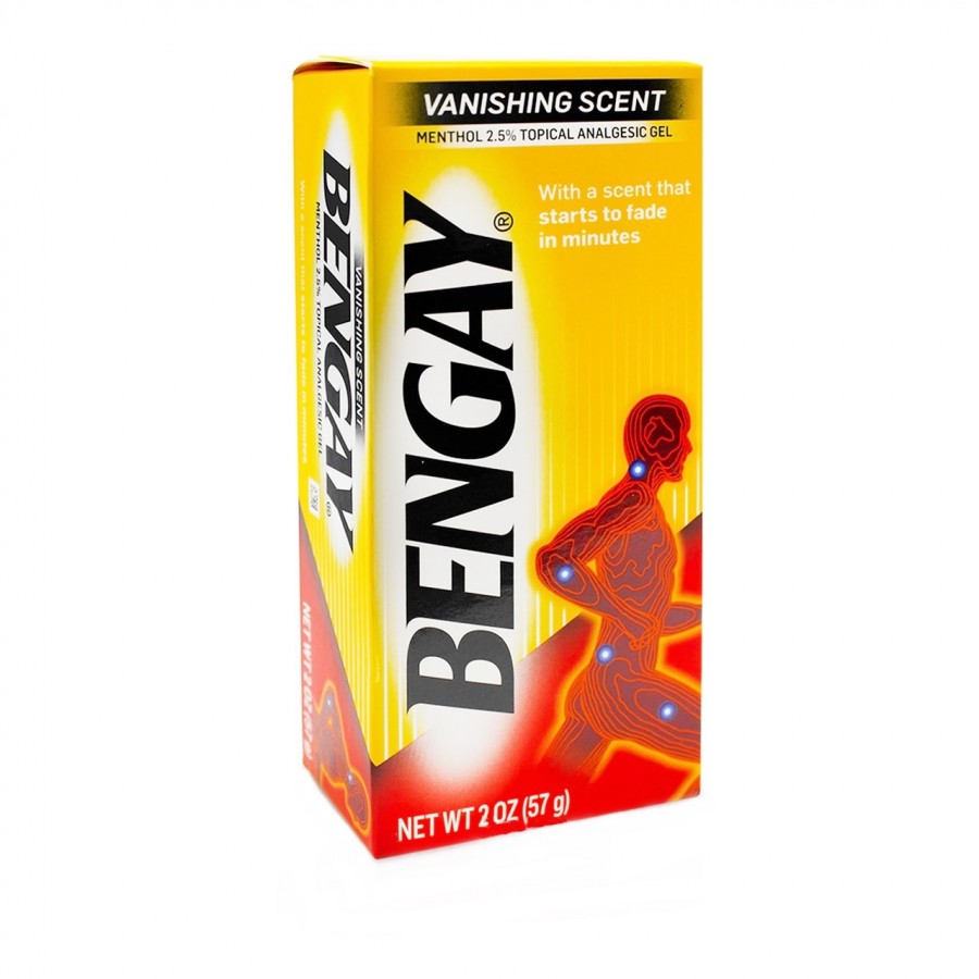BenGay Yellow Vanishing Scent 2oz