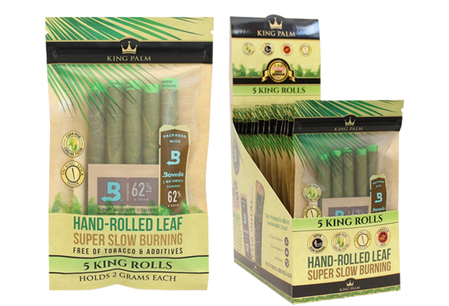 King Palm King Slow Burning Rolls -15/5pk