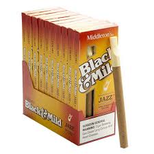 Black & Mild JAAZ Wood Tip  5ct-10pk (10 pk*5=50 STICK)