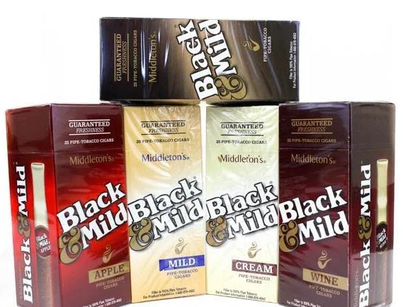 Black & Mild Single JAZZ Plastic Tip  25ct