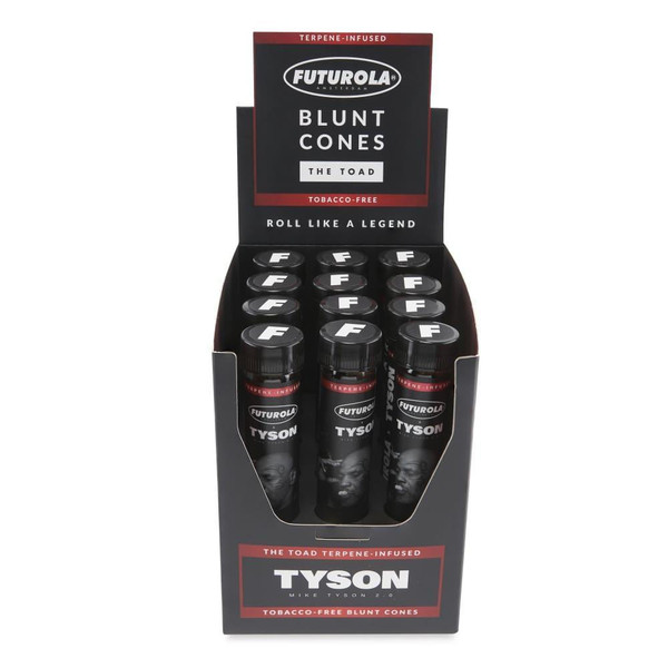 Tyson X Futurola Blunt Wrap 1ct-Dishplay of KING SIZE