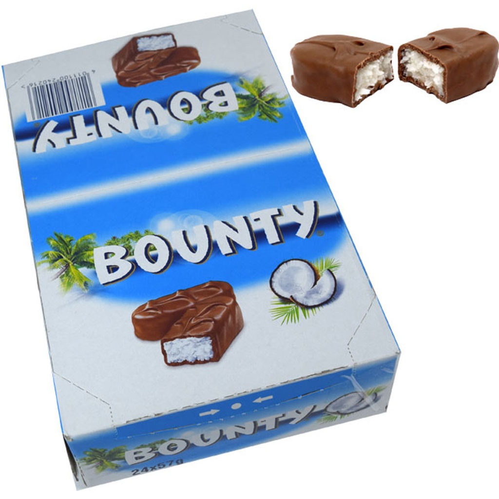 BOUNTY CHOCOLATE  24 PCS /2 OZ