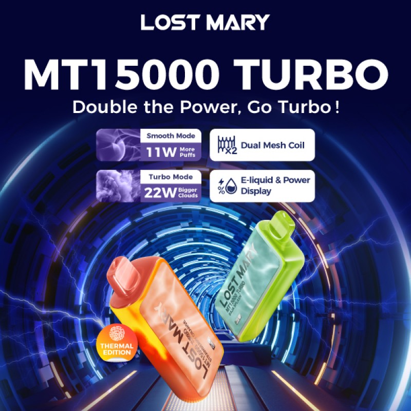 LOST MARY MT-15000 TURBO 5pk