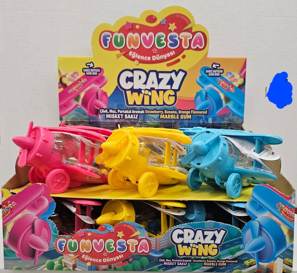 FUNVESTA CRAZY WINGS 12pk /1.59oz