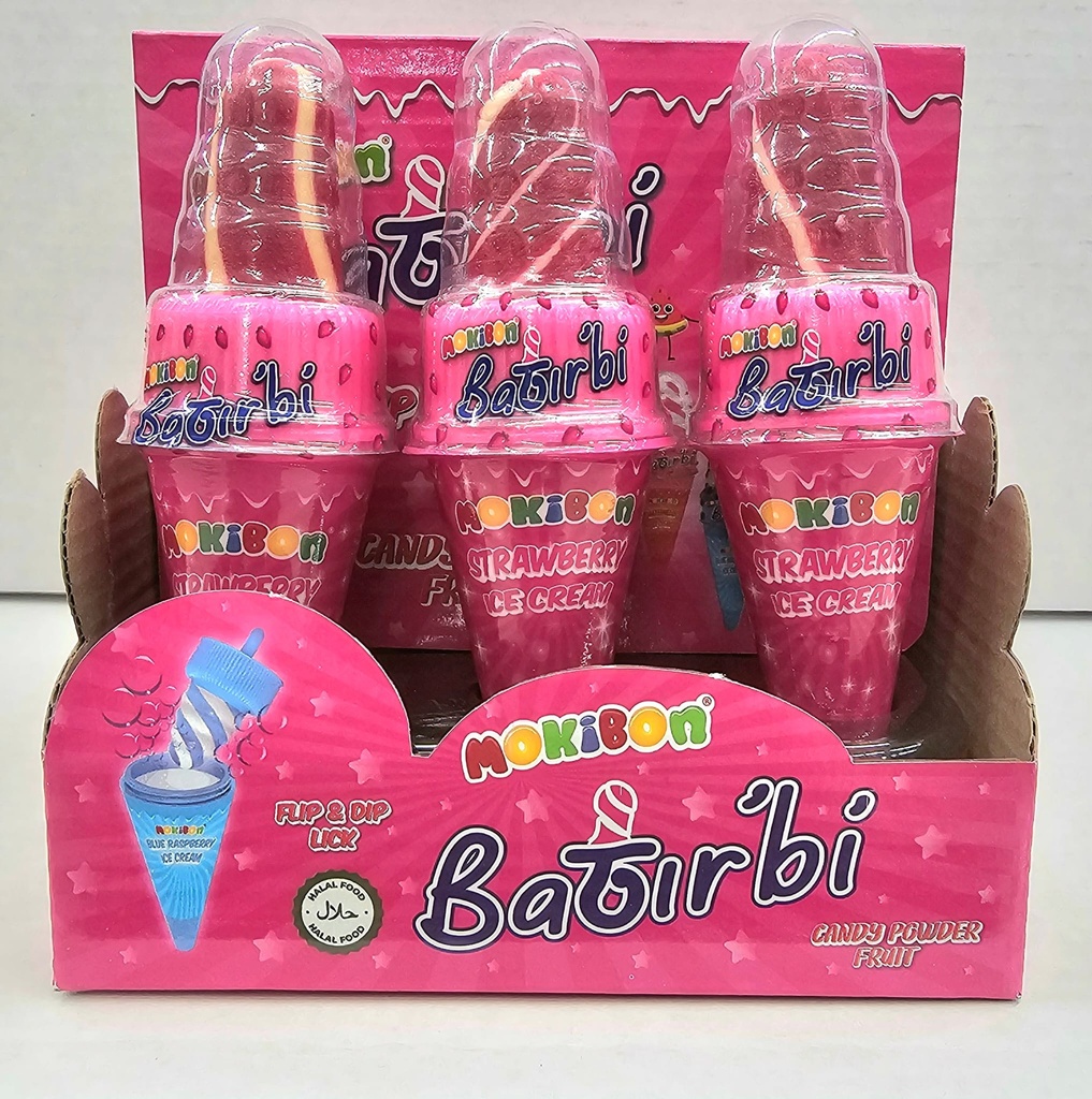 MOKIBON ICE CREAM STRAWBERRY CANDY 12pk / 1.05oz