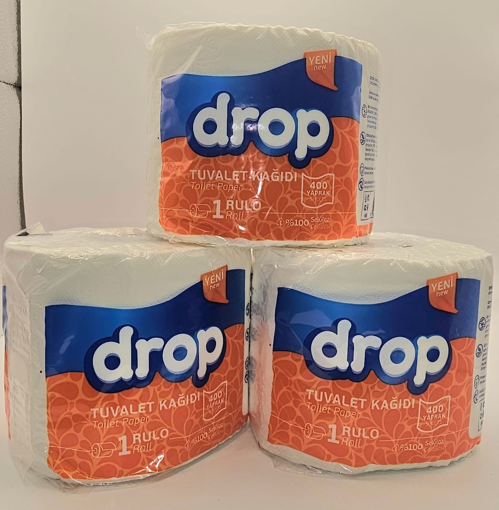 DROP SINGLE WRAP TOILET PAPER - 48ct