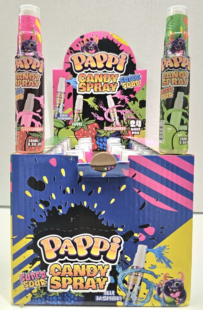 PAPPI SPRAY CANDY 24PCS/28ML