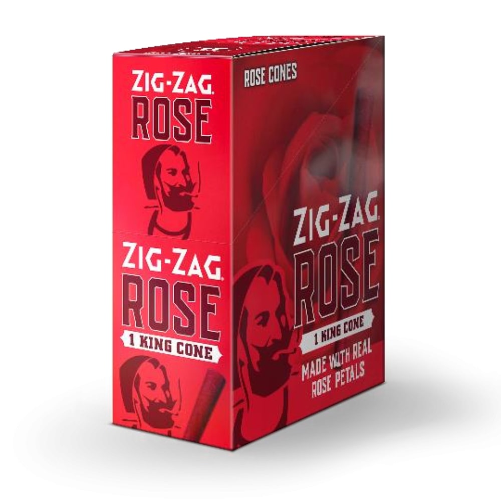 ZIG-ZAG  ROSE CONE  1pk 12 ct