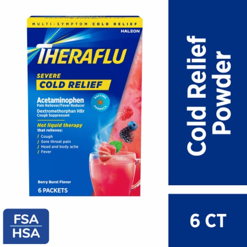 THERAFLU COLD RELIEF 6 PK