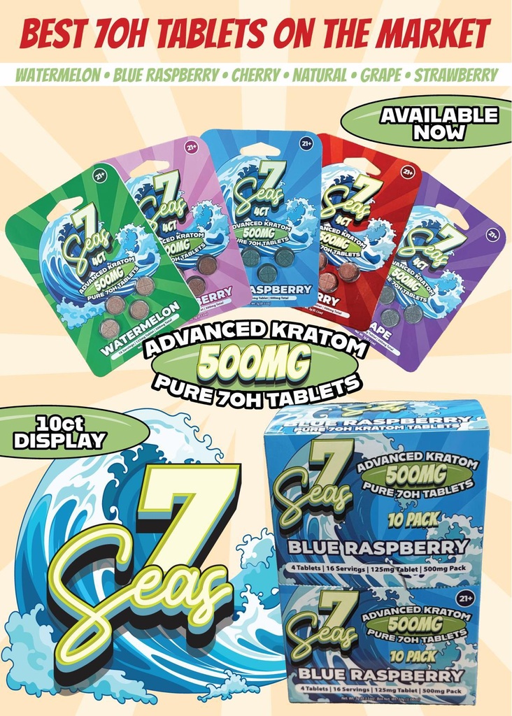 7 -SEAS 7-OH TABLETS 4ct 10pk