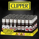 Clipper Skull Lighters - 48ct