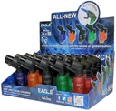 Eagle Angle Single Torch Lighter - PT116B - 20ct