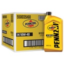 Pennzoil 10W40 Motor Oil 6/1qt