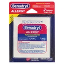BENADRYL BLISTER PACK 2ct-1 PK
